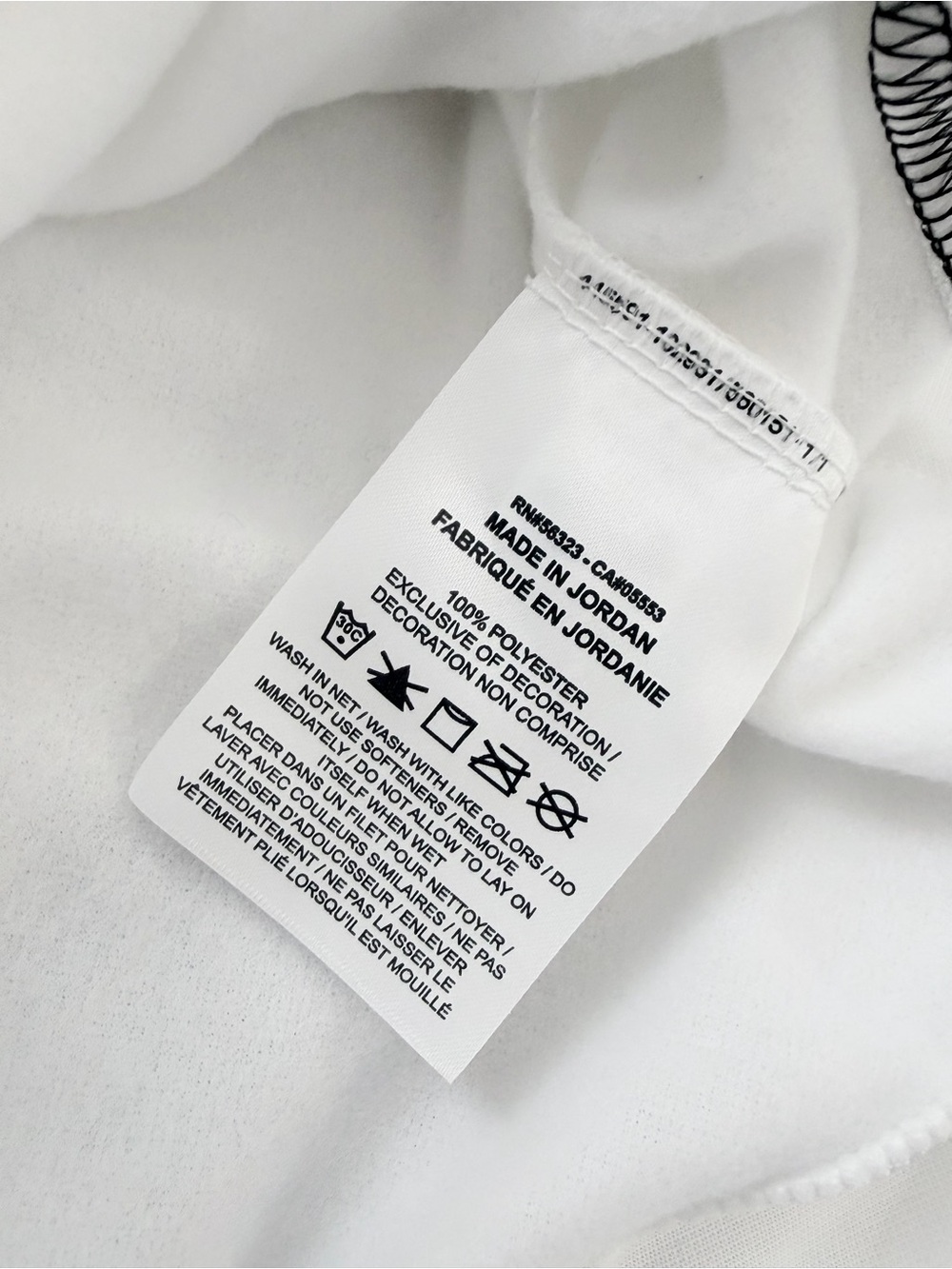 NWT Nike Boys Medium White Black Therma Full Zip Graphic Fleece Training Hoodie - Picture 8 of 15